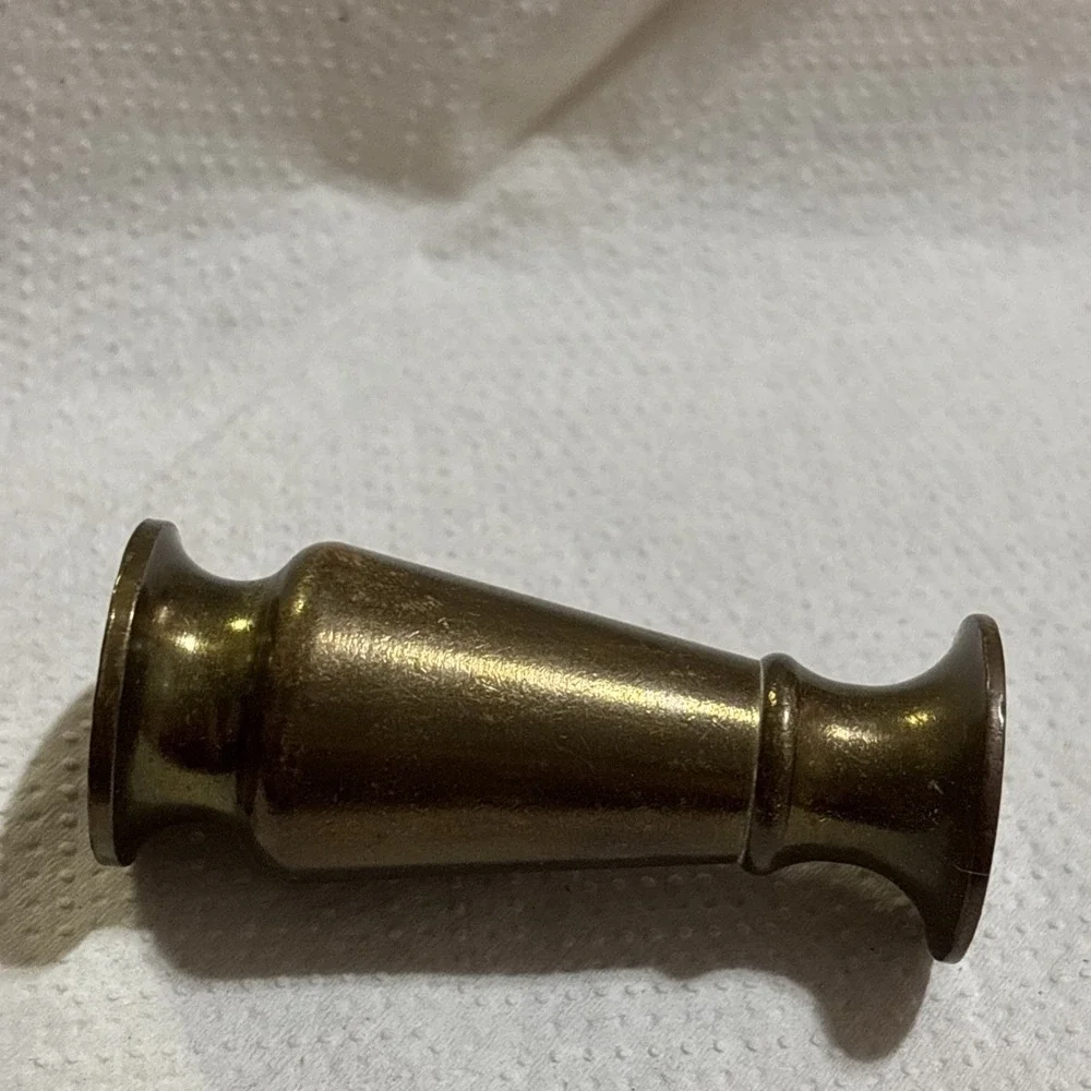 small vintage brass vase 2.25" decor Dollhouse Miniature - Picture 6 of 12